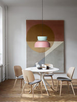 Cargar imagen en el visor de la Galería, Lámpara colgante con pantalla de cuenco de acrílico colorido Macaron