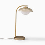 Charger l'image dans la visionneuse de galerie, Lampe de table Elorina rétro avec abat-jour en métal – Design contemporain à brancher pour tables d'appoint et tables de chevet