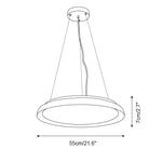 Charger l'image dans la visionneuse de galerie, Lampe suspendue en travertin Piedra