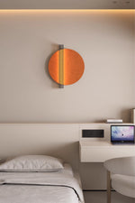 Load image into Gallery viewer, Abstract Sunrise Felt Wall Sconce
