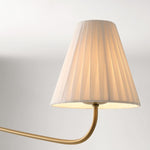 Load image into Gallery viewer, Fibura Linear Fabric Chandelier - Modern Brass Linear Chandelier