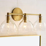 Bild in Gallery-Viewer laden, Glavira Recycelte Glas Wandlampe - Modernes Badezimmer Waschtischlicht