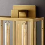 Load image into Gallery viewer, Classic Beckman Vintage Wall Sconce - Steel & Glass Linear Design