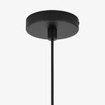 Cargar imagen en el visor de la Galería, Lámpara colgante de estructura abierta esquelética - Lámpara colgante de metal industrial para iluminación interior o espacio de trabajo