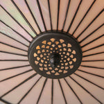 Load image into Gallery viewer, Tiffstar Elegant Art Glass Flush Ceiling Light with Vintage inspired Glass Diffuser – Classic Ceiling Fixture for Home Interiors