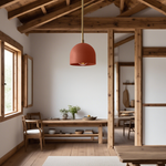 Load image into Gallery viewer, Farmhouse Pendant Light – Vanity Pendant Light With Colorful Dome Design