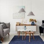 Charger l'image dans la visionneuse de galerie, Suspension tambour conique Lorvion - Suspension et plafond conique en lin et laiton