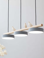 Load image into Gallery viewer, Sienna Bird Pendant Lamp - Wood Design for Scandinavian Kitchen Islands