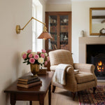 Load image into Gallery viewer, Conique Metal Minimalist Swing-Arm Wall Light - Modern Wall Sconce for Living Room & Home Office