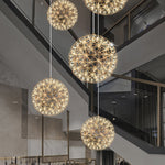 Load image into Gallery viewer, Silver Spark Ball Pendant Light