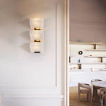 Load image into Gallery viewer, Modern Alabaster Wall Lamp – Minimalist Staircase Sconce for Hallway Corridor Lighting
