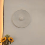 Cargar imagen en el visor de la Galería, Aplique de pared redondo estilo retro Wabi Sabi para dormitorio M44