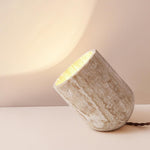 Load image into Gallery viewer, Amidori Travertine Table Lamp