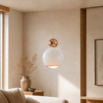Bild in Gallery-Viewer laden, Glintap Creme Stil Pendelleuchte – Verstellbare Hubpendelleuchte mit Touch-Dreifarb-LED
