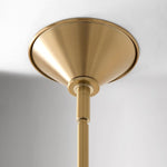 Load image into Gallery viewer, Fibura Linear Fabric Chandelier - Modern Brass Linear Chandelier