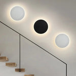 Bild in Gallery-Viewer laden, Moderne nordische runde Aluminium Minimalistische LED-Wandleuchte