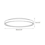 Load image into Gallery viewer, Ultra-thin Round Travertine Ceiling Lamp