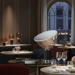 Cargar imagen en el visor de la Galería, Lámpara de Mesa de Vidrio Moderna Bowlum - Luz Ambiental Icónica en Forma de Cuenco para Sala de Estar N46