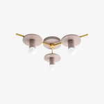 Load image into Gallery viewer, Radiro Globe Sculptural Trio Ceiling Lamp — Minimalist Modern Fixture for Living & Dining
