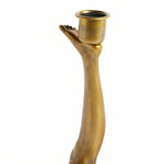 Load image into Gallery viewer, Kickra Modern Designer Candle Holder with Gold Leg-Inspired Base U22