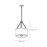 Load image into Gallery viewer, Broche Drum Pendant Lamp