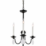 Cargar imagen en el visor de la Galería, Multi-Layer Black Candle Staircase Chandelier