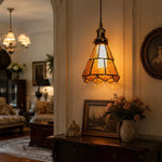 Load image into Gallery viewer, French country ripple glass light fixture