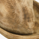 Load image into Gallery viewer, Distressed Paulownia Wood Boat-Shaped Serving Tray detail 7