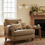 Cargar imagen en el visor de la Galería, Lámpara de tocador LED regulable de cristal Glorica – Lámpara de baño minimalista tipo globo