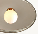Cargar imagen en el visor de la Galería, Lámpara de techo metálica Forvara Farmhouse - Diseño industrial de disco redondo