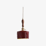 Cargar imagen en el visor de la Galería, Modern Minimalist Leather Shade Pendant Light