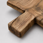 Cargar imagen en el visor de la Galería, Close detail of rustic wood grain and side handle