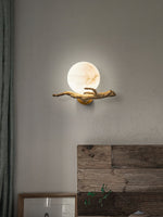 Bild in Gallery-Viewer laden, Retro Zweige Alabaster Wandleuchte