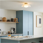 Cargar imagen en el visor de la Galería, Lámpara de techo minimalista Elorina Clean-Line Contemporary — Iluminación de techo para pasillos y entradas