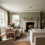 Load image into Gallery viewer, Glorica Glass Clear Globe Semi-Flush Ceiling Light – Modern Industrial Style for Living Room & Dining