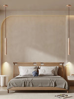 Load image into Gallery viewer, Japanese Wabi Sabi Yellow Travertine Cylinder 1-Light Pendant Light M13