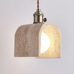 Load image into Gallery viewer, Alagusmo Minimalist Travertine Pendant Light