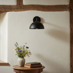 Load image into Gallery viewer, Metio Dome Wall Sconce – Mid-Century Dome Shade for Living Room