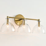Load image into Gallery viewer, Glavira Recycled Glass Wall Sconce - Modern Bathroom Vanity Light