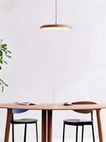 Load image into Gallery viewer, Macaron Pendant Light – Slim Metal Saucer Fixture