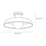 Load image into Gallery viewer, Cadence Semi Flush Ceiling Lamp
