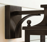 Load image into Gallery viewer, Yolvira Glass Outdoor Wall Light – Modern Metal Lantern For Porch