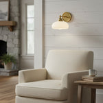 Load image into Gallery viewer, Velora Vintage Industrial Wall Sconce with Glass Shade for Hallway and Entryway