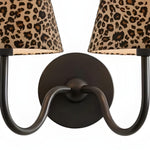 Bild in Gallery-Viewer laden, Luvora Klassische Leopardenschirm Wandleuchte - Vintage Stil für Schlafzimmerbeleuchtung