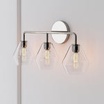 Load image into Gallery viewer, Merin Multi-Head Wall Lamp – Minimalist Metal & Glass Vanity Fixture
