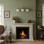 Cargar imagen en el visor de la Galería, Lámpara de tocador LED regulable de cristal Glorica – Lámpara de baño minimalista tipo globo