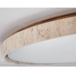 Load image into Gallery viewer, Ultra-thin Round Travertine Ceiling Lamp