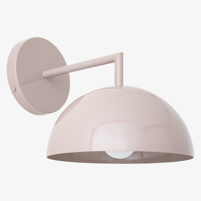 Metio Dome Wall Sconce – Mid-Century Dome Shade for Living Room