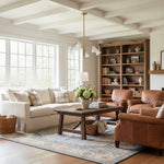 Cargar imagen en el visor de la Galería, Lámpara de araña de cristal floral Bellina – Elegante lámpara colgante de cristal con forma de flor para comedores y salas de estar