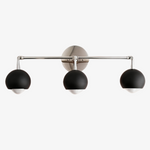 Cargar imagen en el visor de la Galería, Lámpara de tocador decorativa Metio Dome - Lámpara de pared para baño con pantalla orbe clásica